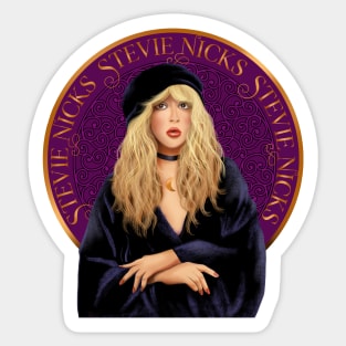 Stevie Nicks Gold Dust Emblem Sticker